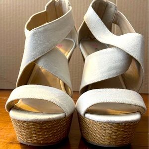 JustFab wedge sandals